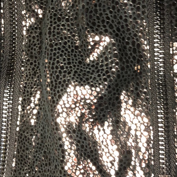 Bebe foiled leather jacket - Picture 3 of 4